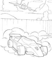 coloriage transformers en action